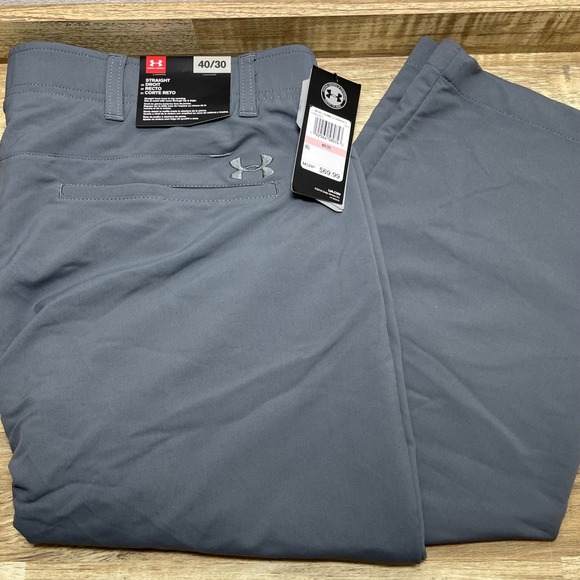 Under Armour Other - Under Armour UA Mens Showdown Golf Pants Gray Straight Leg 40x30 New Match Play